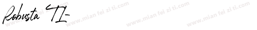 Robusta TL字体转换